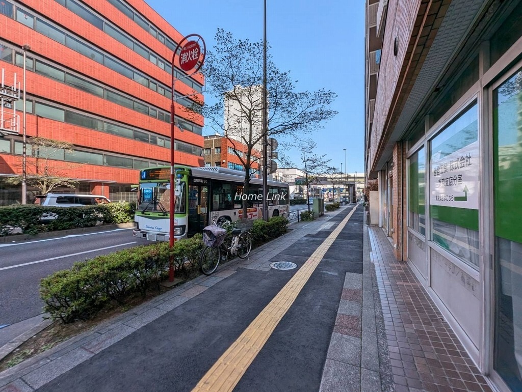 エクセル北池　北東側 前面道路歩道